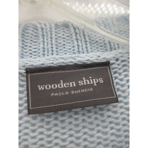 Wooden Ships Sweater Small Medium Pullover Tie Dye Open-Knit Cotton * - Picture 9 of 11